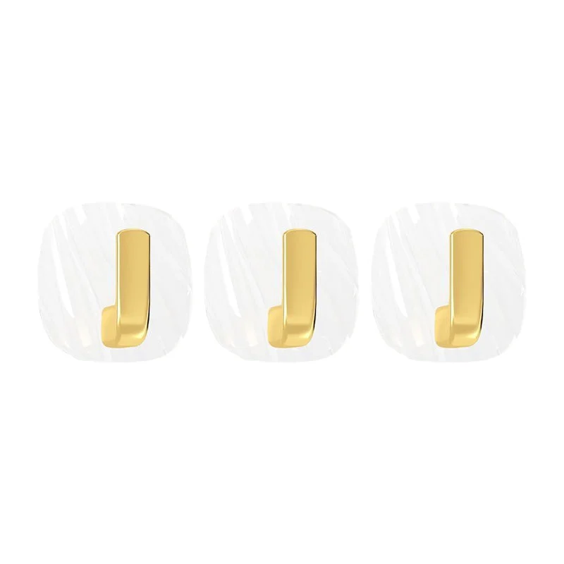 Exquisite Acrylic Punch-Free Hook Transparent Adhesive Wall Hook -  - #tag1#