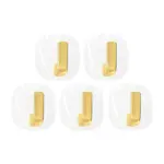 Exquisite Acrylic Punch Free Hook Transparent Adhesive Wall Hook tag1