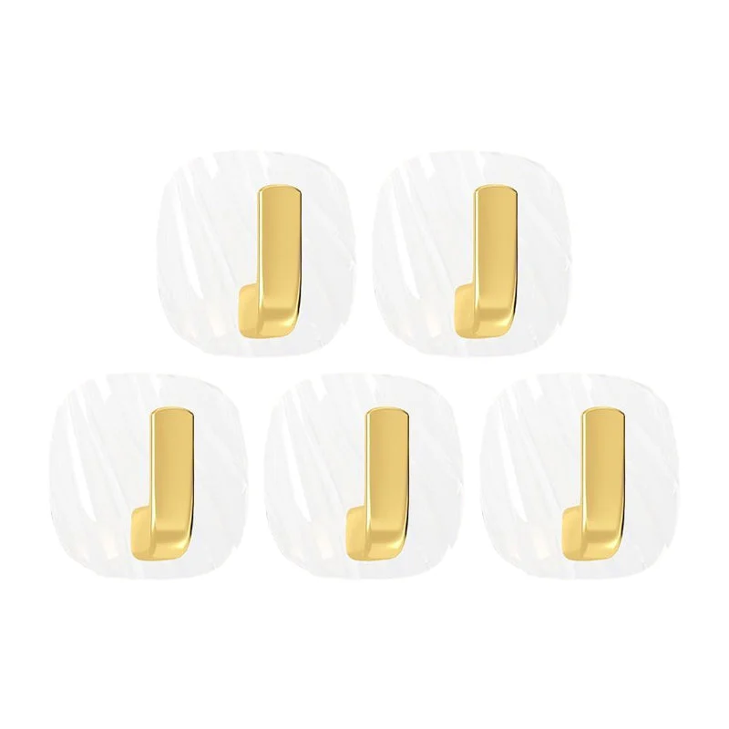 Exquisite Acrylic Punch-Free Hook Transparent Adhesive Wall Hook -  - #tag1#
