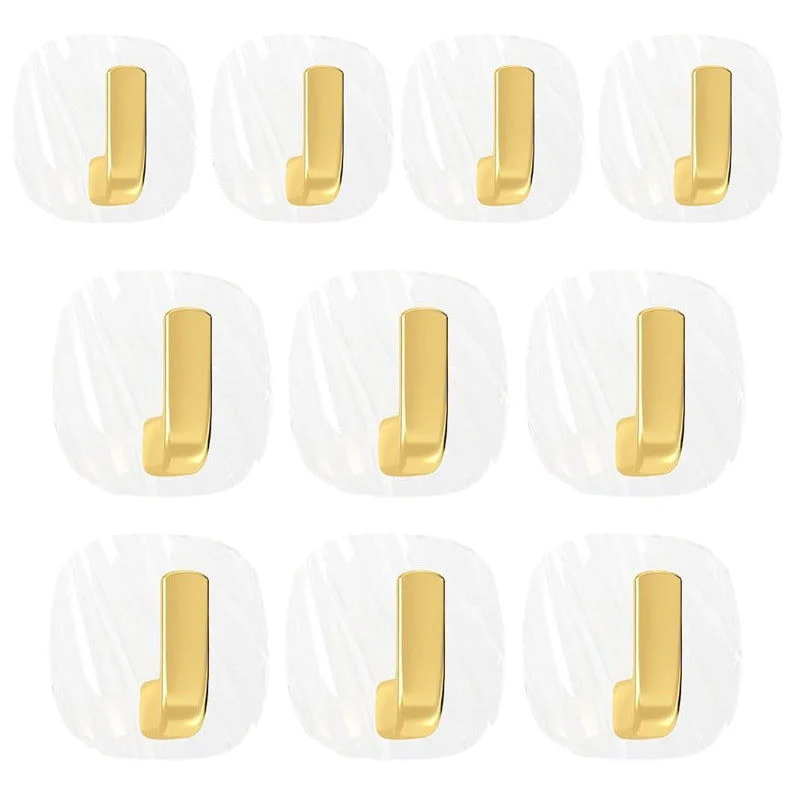 Exquisite Acrylic Punch-Free Hook Transparent Adhesive Wall Hook -  - #tag1#