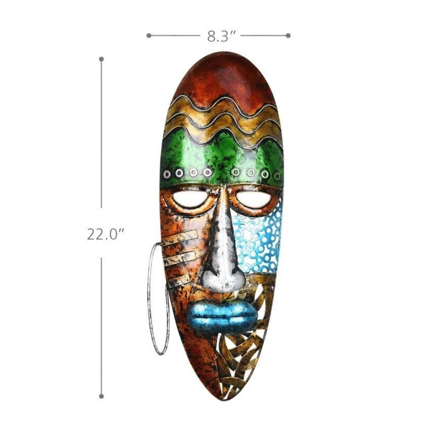 Exquisite African Face Mask Wall Art: Enrich Your Space with Cultural Charm -