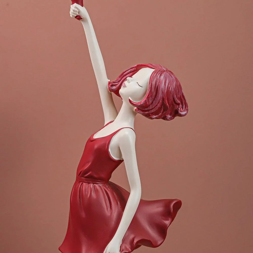 Exquisite Girl with Flying Balloon -  - #tag1#