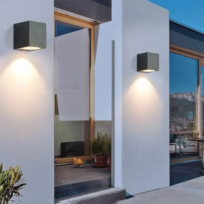 Exterior Interior 3W 6W LED Aluminum Wall Lamp tag1