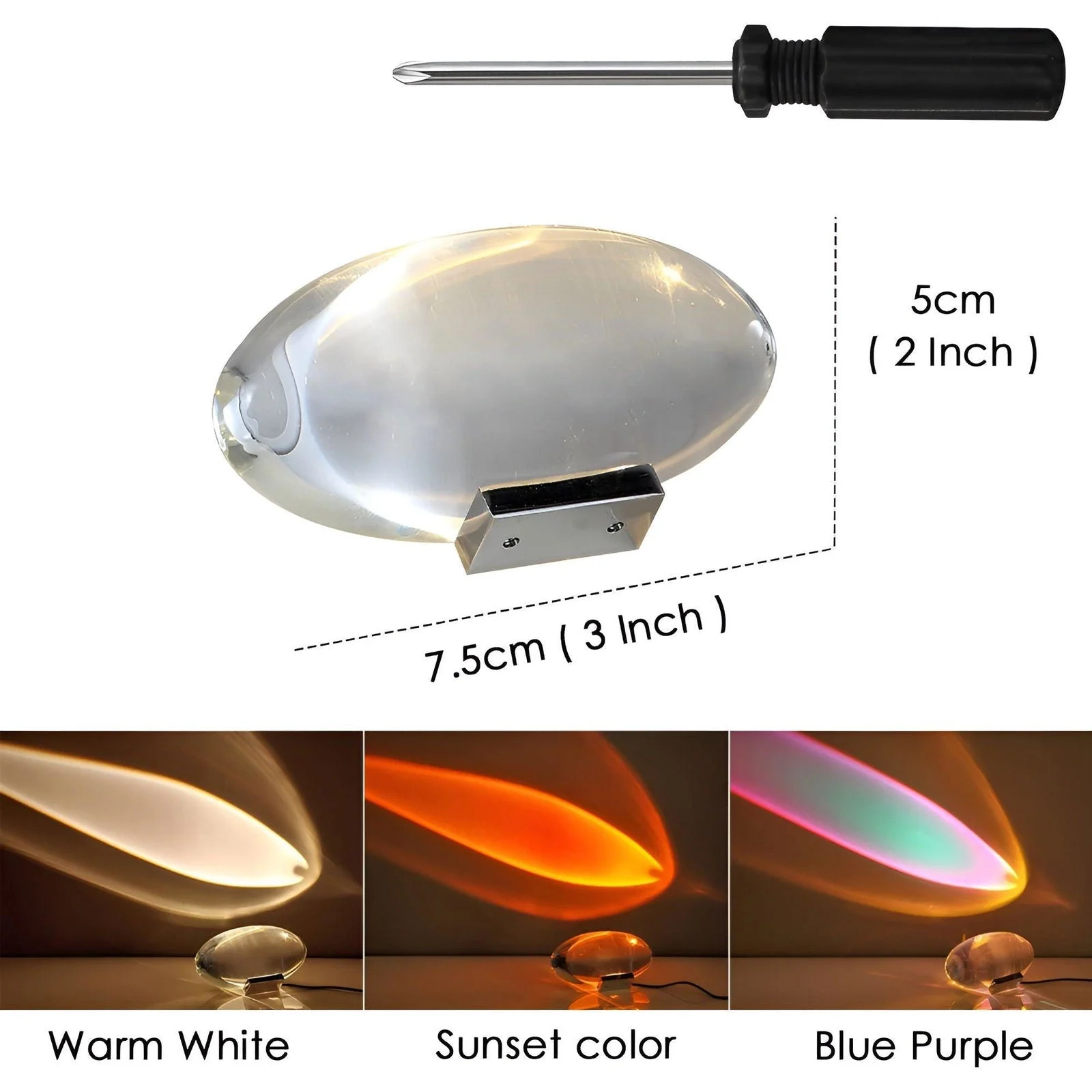 EyeSparkle Lamp - Heavenly Crystal Prism Projection Light -  - #tag1#