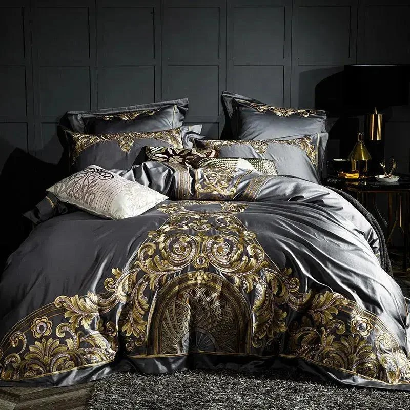 Ezkira Egyptian Cotton Embroidery Duvet Set -  - #tag1#