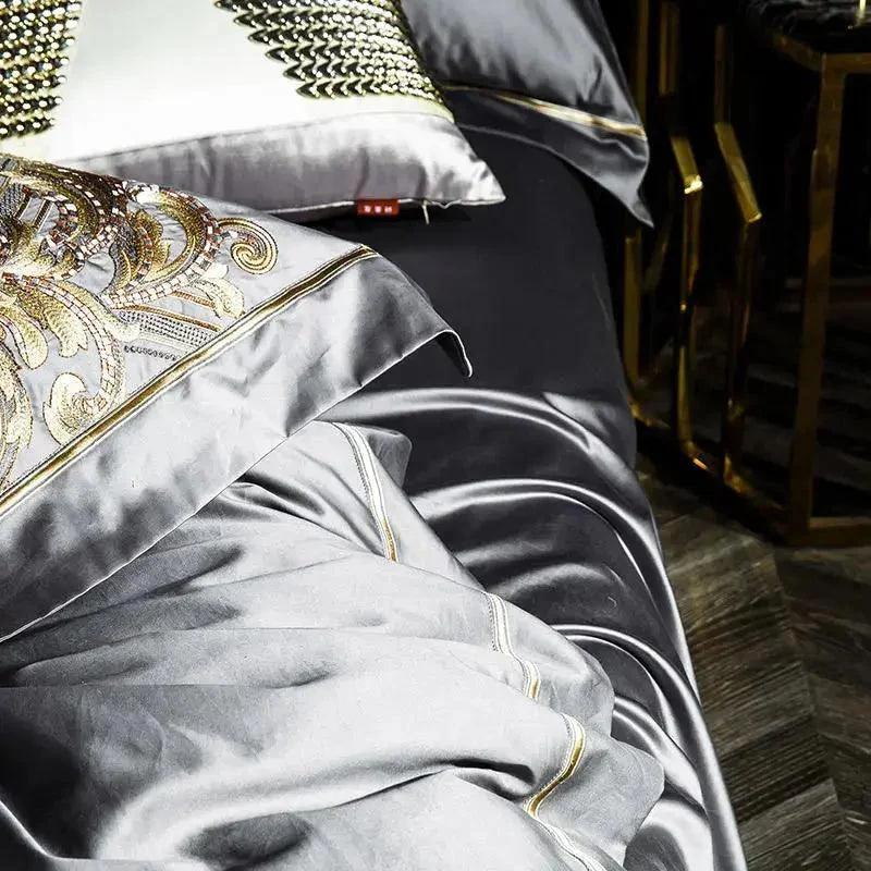 Ezkira Egyptian Cotton Embroidery Duvet Set -  - #tag1#