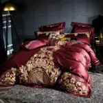 Ezkira Egyptian Cotton Embroidery Duvet Set tag1