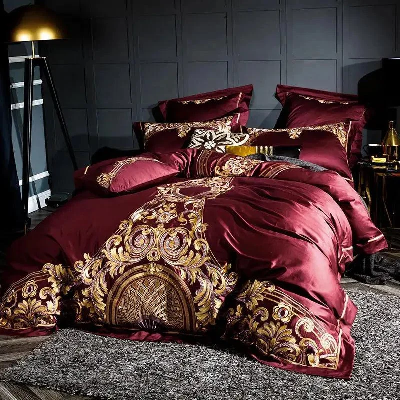 Ezkira Egyptian Cotton Embroidery Duvet Set -  - #tag1#