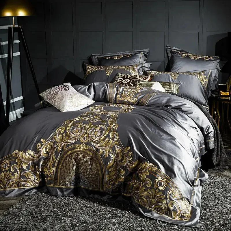Ezkira Egyptian Cotton Embroidery Duvet Set -  - #tag1#