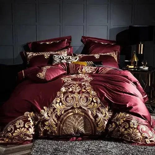 Ezkira Egyptian Cotton Embroidery Duvet Set -  - #tag1#