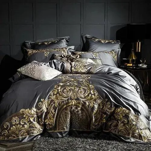 Ezkira Egyptian Cotton Embroidery Duvet Set -  - #tag1#