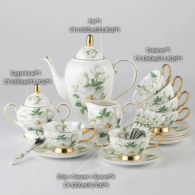 FLOREZIYA TEACUP COLLECTION SET -  - #tag1#