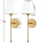 FabDuo WallLamp Wall lamp made of metal with fabric cover tag1
