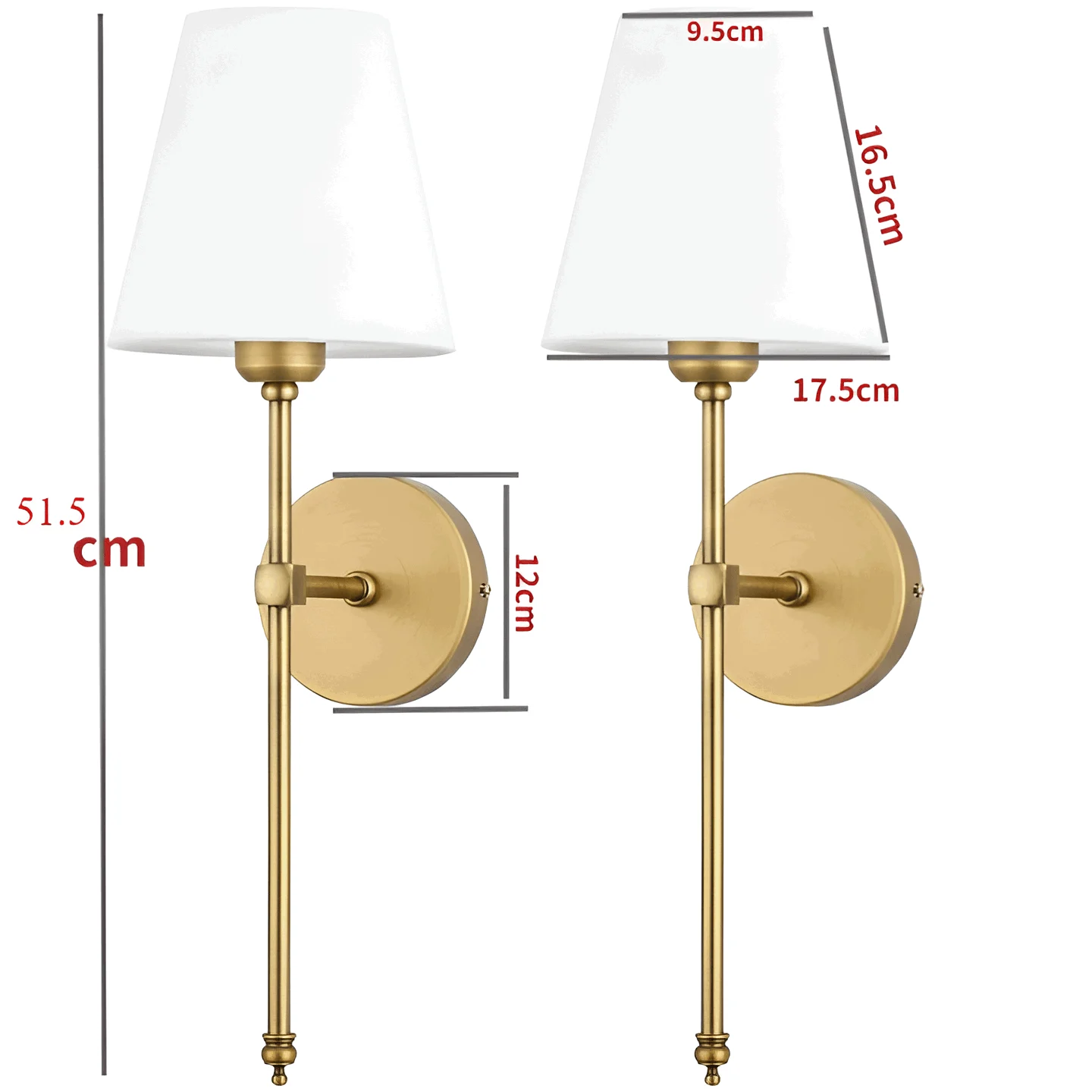 FabDuo WallLamp - Wall lamp made of metal with fabric cover -  - #tag1#