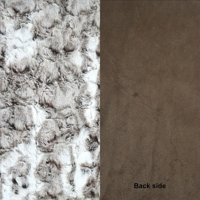 FabianLuxe Soft Faux Fur Blanket tag1