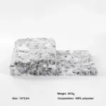 FabianLuxe Soft Faux Fur Blanket tag1
