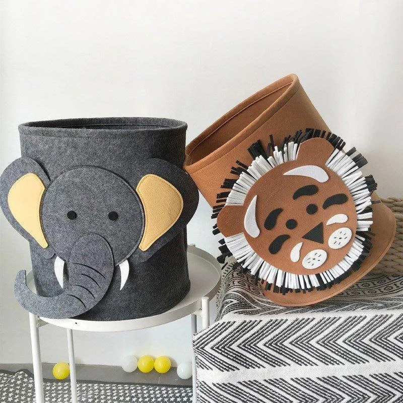 Fabric Animal Baskets -