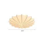 Fabric Flushmount Ceiling Lamp Modern Design White tag1