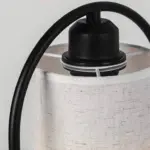 Fabric Lampshade Side Lamp Vintage Chic