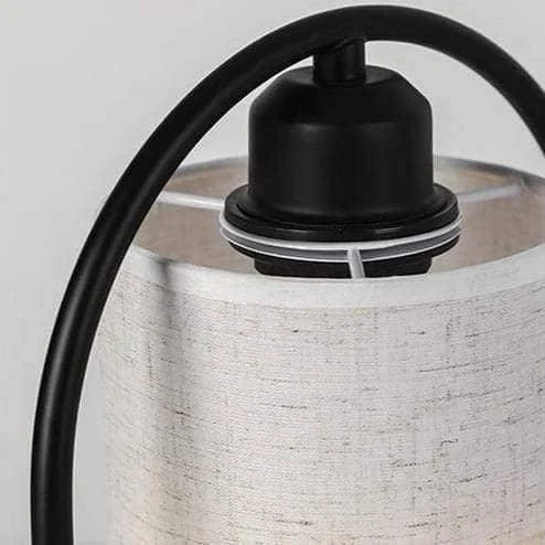 Fabric Lampshade Side Lamp - Vintage Chic -