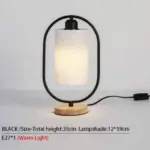 Fabric Lampshade Side Lamp Vintage Chic