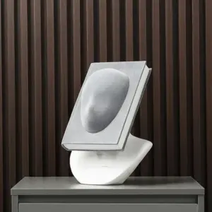 Face Book Bust Sculpture