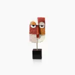 Face Mask Hand Crafted Art Sculpture