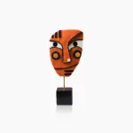 Face Mask Hand Crafted Art Sculpture
