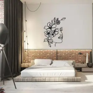 Face Metal Wall Art