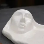 Faces Ceramic Coffee Cup Saucer Set tag1