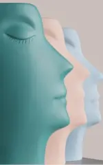 Faces in the Wind Vase
