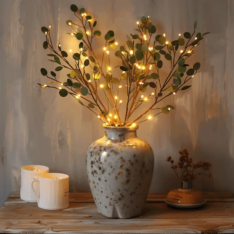 FairyGlow Olive Branch Magical LED Table Lamp tag1