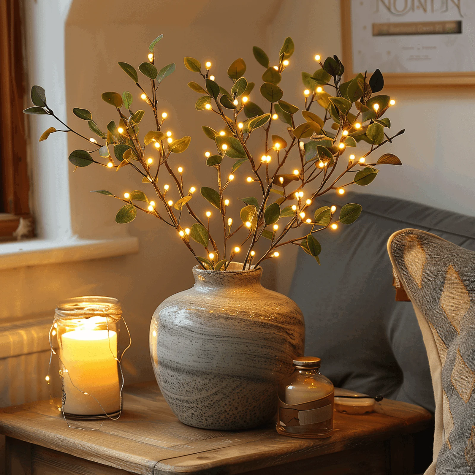 FairyGlow Olive Branch – Magical LED Table Lamp -  - #tag1#