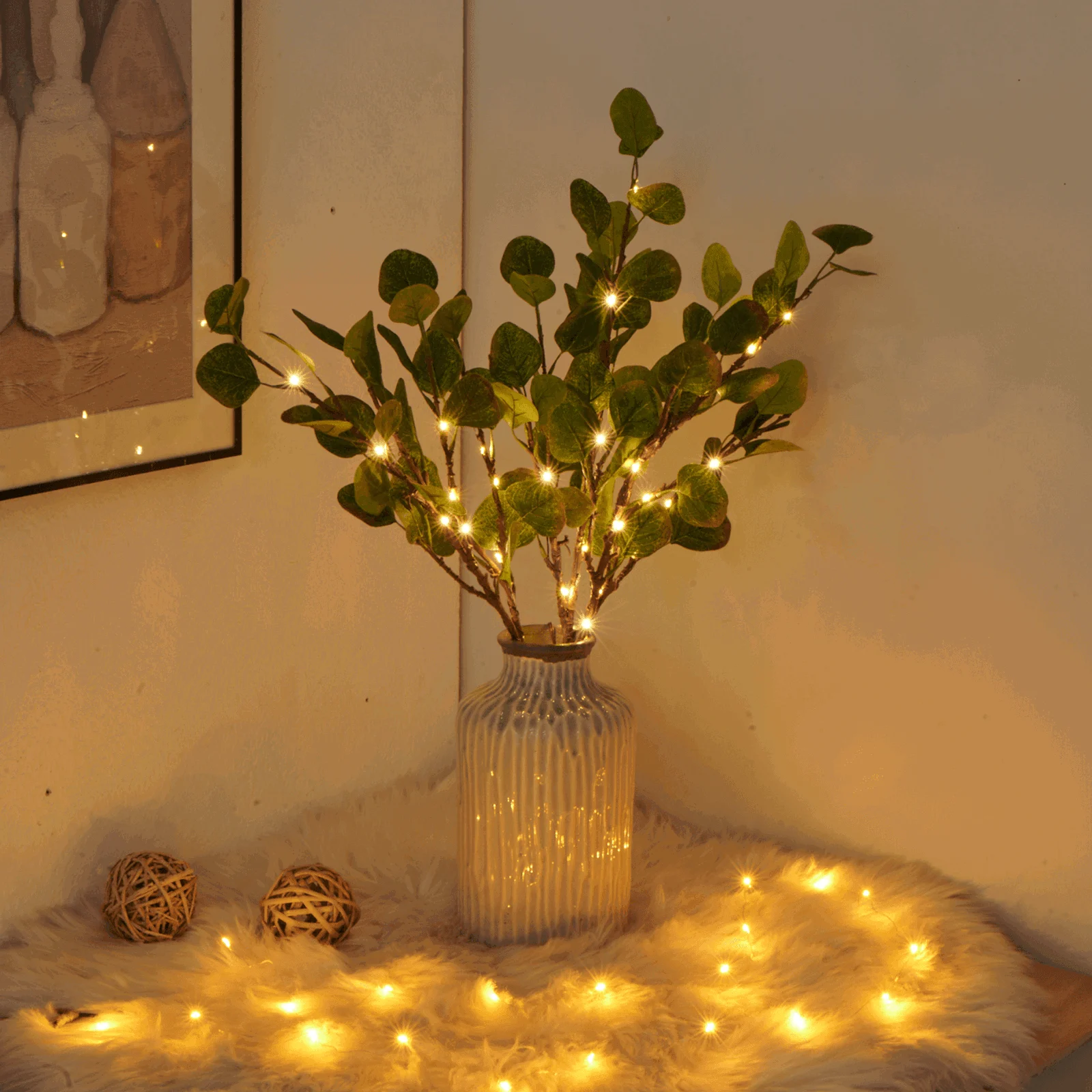 FairyGlow Olive Branch – Magical LED Table Lamp -  - #tag1#