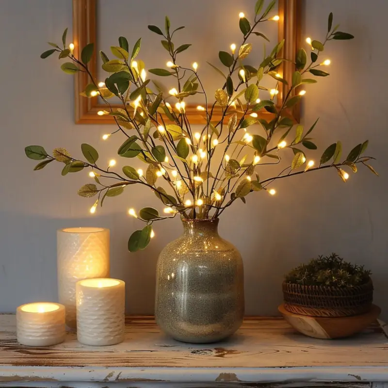Fairy light olive branch tag1