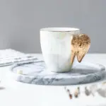 Fairycore Golden Angel Wing Mug tag1