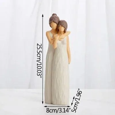 Family Child Modern Art Ornament Figurine Decor Crafts Sculptures and Statues -