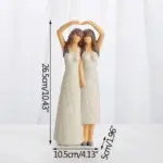 Family Child Modern Art Ornament Figurine Decor Crafts Sculptures and Statues