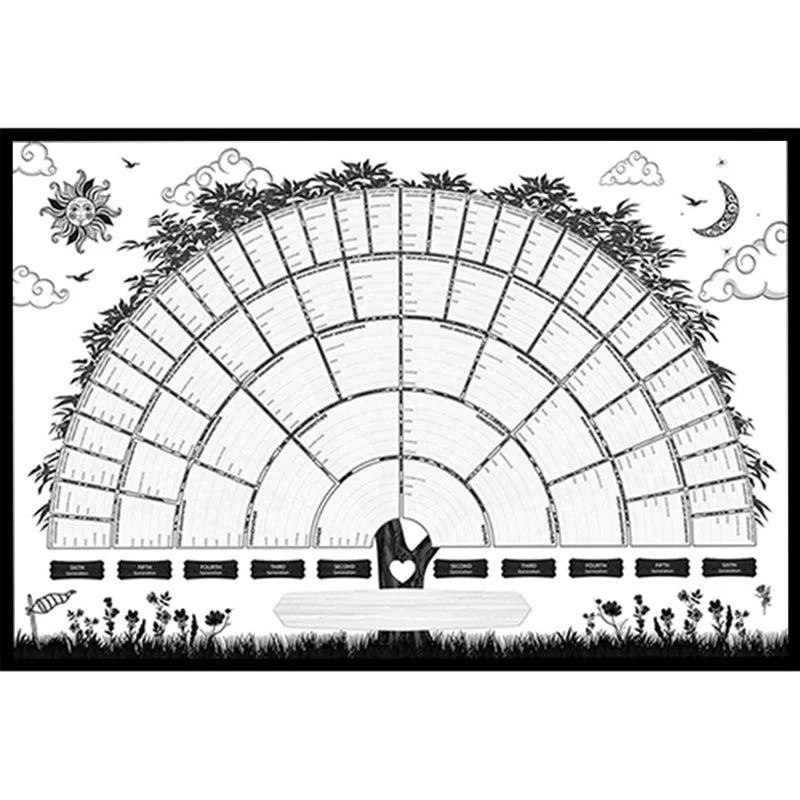 Family Tree Genealogy Diagram -  - #tag1#