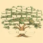 Family Tree Genealogy Diagram tag1