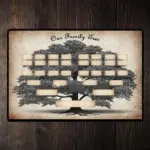 Family Tree Notebook Memories Of Ancestors tag1
