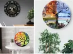 Famous Painting Theme Silent Wall Clock 12 Inches