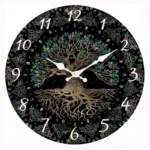 Famous Painting Theme Silent Wall Clock 12 Inches