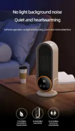 Fan Heater Portable 1200W Touch Screen With Remote Control and Timing tag1