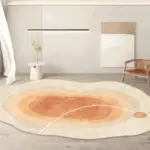 FancyFluff Rug Living Room Rug Irregular Shape Rug Soft Rugs for Bedroom tag1