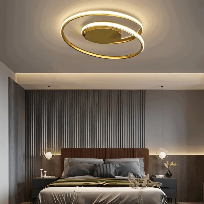 FancyWhirl Ceiling Light - Acrylic Mounting Spiral Ring -  - #tag1#