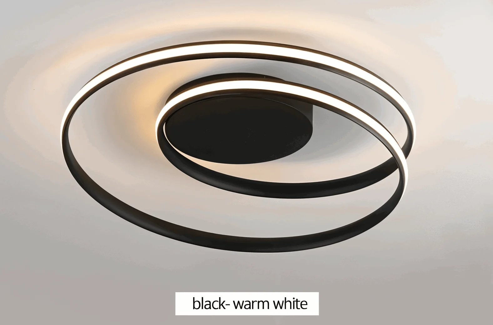FancyWhirl Ceiling Light - Acrylic Mounting Spiral Ring -  - #tag1#