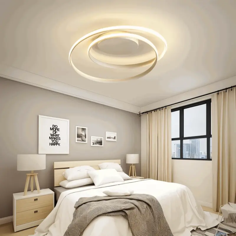 FancyWhirl Ceiling Light Acrylic Mounting Spiral Ring tag1