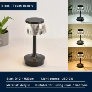 GlimmeringCrystal - Rechargeable Crystal Lamp