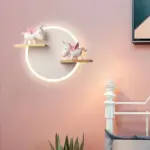 FantasyLight Unicorn Children s Wall Lamp tag1